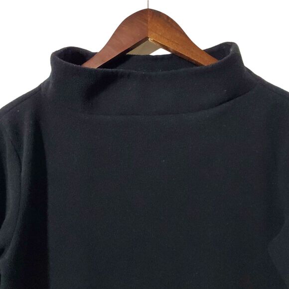 Dudley Stephens Fleece Funnel Neck Pullover M Black Classic Comfort Tuckernuck - Picture 2 of 9